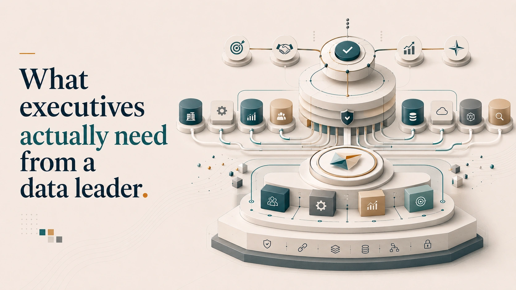 Data leader bridging executive expectations and organizational data capability